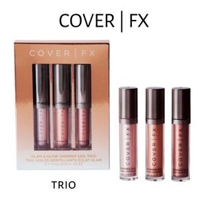 COVER FX Glam & Go Shimmer Veil Trio | Moonstone Celestial Soleil BNIB